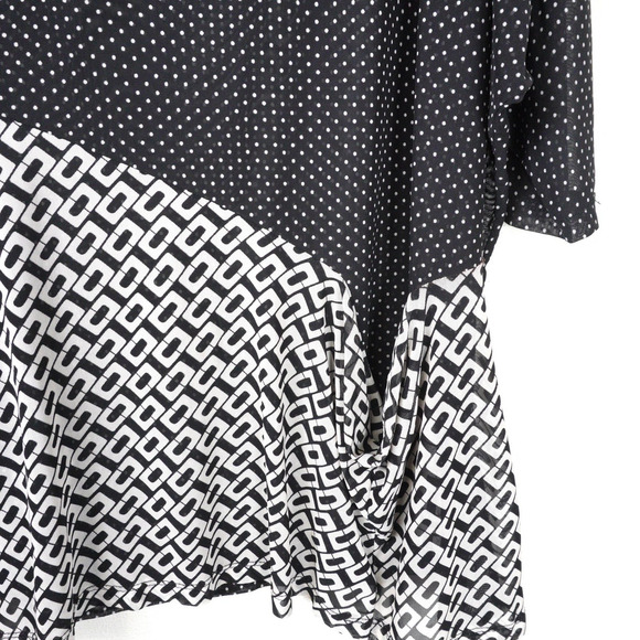 Alembika AB4 Tunic Lagenlook Oversized Pockets‎ Mixed Media Sz S/M EUC Layered - Picture 5 of 9